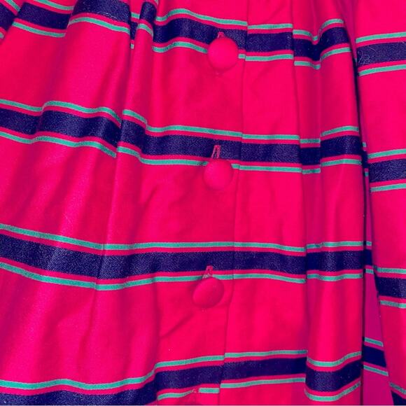 Ralph Lauren $150 Blue Label size 4T Hot Pink & Navy Stripes Formal Dress EUC - Picture 6 of 15